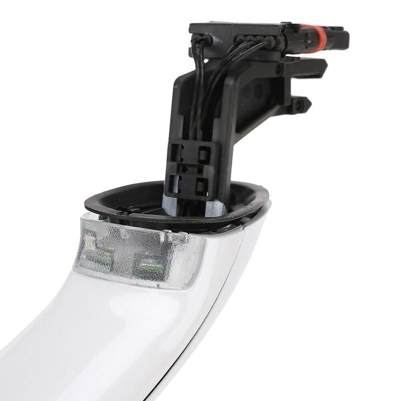 4X Outer Outside Exterior Comfort Access White Door Handle Set For BMW 5 6 7 Series F07 F10 F11 F06 F12 F13 F01 F02 51217231931