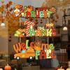 Yousheng Thanksgiving Welcome Sign Rustic Harvest Wooden Door Hanger Sign Gnome Turkey Pumpkin Truck Decorative Wall Plaque for Farmhouse Porch Wall