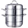 Yibowell 28cm 3-Layer Stainless Steel Steamer Pot
