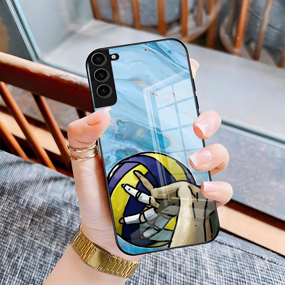 

Volleyball Painted Phone Case For Samsung S26 S25 Plus S20 S20 Plus S22 Ultra S23 FE S21 Plus S21 Ultra Glass Cover Samsung S20 Ultra