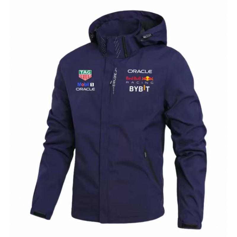 Men`s Waterproof Windproof Hooded Cycling Jacket