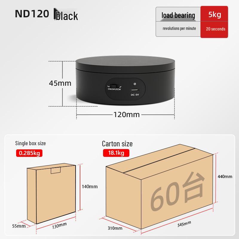 Turntable King Rotating Display Stand for Photography & Live Streaming
