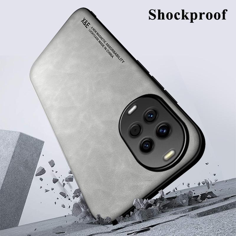 KEYSION Luxury Retro PU Leather Case for Huawei Nova 14 14 Pro Soft Silicone+PC Shockproof Phone Back Cover for Huawei nova14Pro