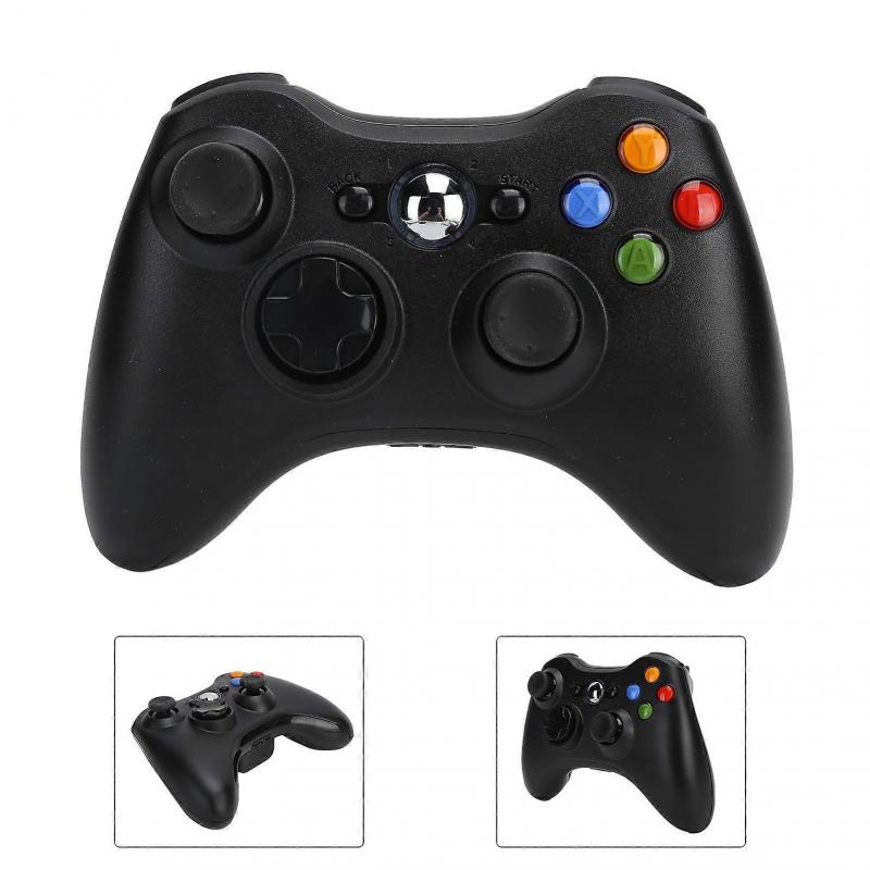 2.4G Wireless Game Controller Gamepad Handle for Xbox 360 PS3 Black
