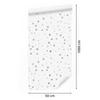 Gray small stars wallpaper for living room and bedroom 50x1000