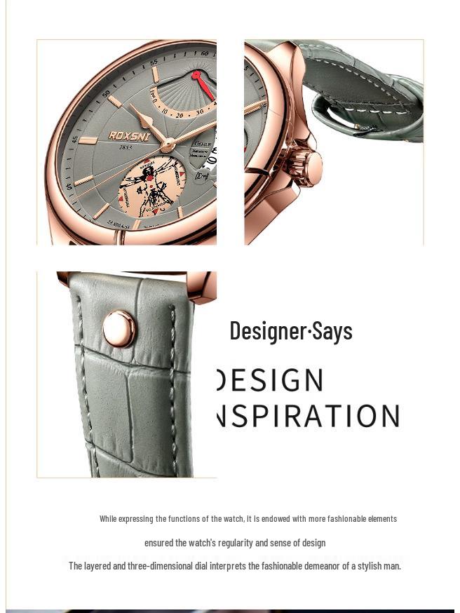 2025 Waterproof Men's Quartz Watch: Date Display & Casual Business Style