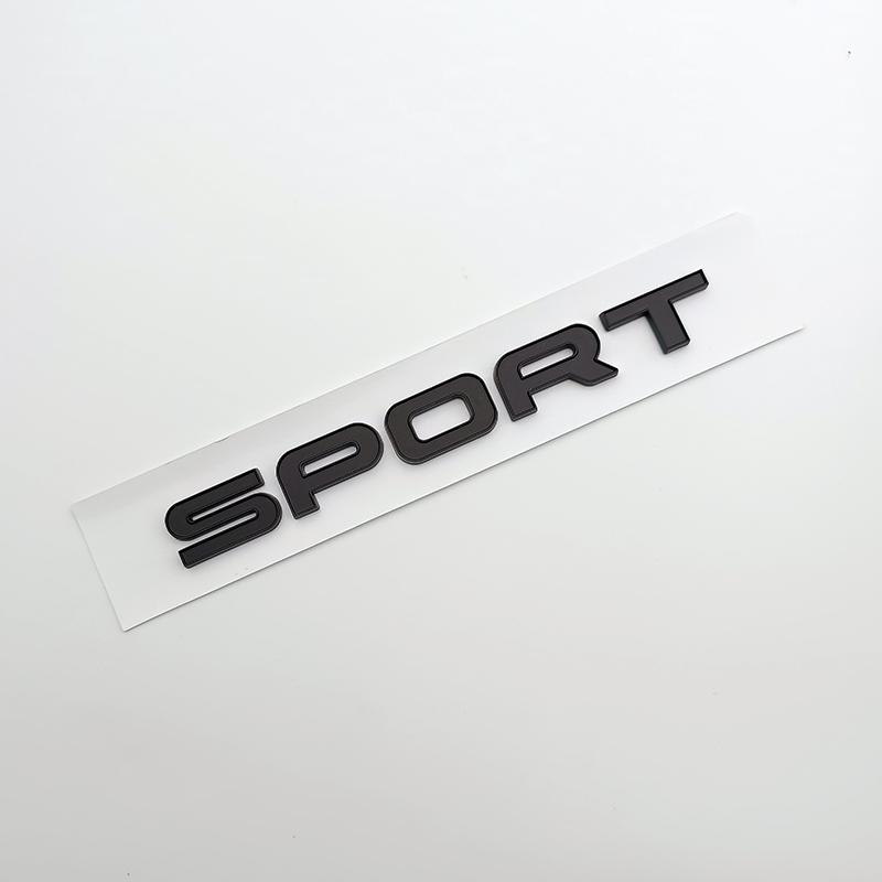 3d ABS Logo Sport Emblem Letters Car Trunk Badge For Evoque Discovery SVR L494 494 L320 Sport Sticker Accessories