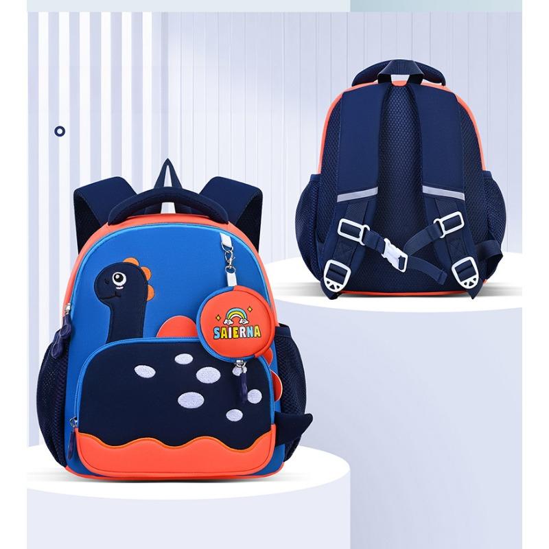 Kindergarten Schoolbag for Girls, Cute Dinosaur Diving Material, Large-capacity Children's Small Schoolbag