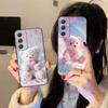 Kawaii Cute Bear Phone Case for Samsung Galaxy S25 S24 S23 S22 S21 S20 Note20 Plus FE Ultra Colour Printing Pretty Luxury