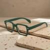 Europe and America Fashion Square Transparent Anti Blue Light Reading Glasses Men Women Vintage Simple Style Presbyopia Eyeglasses