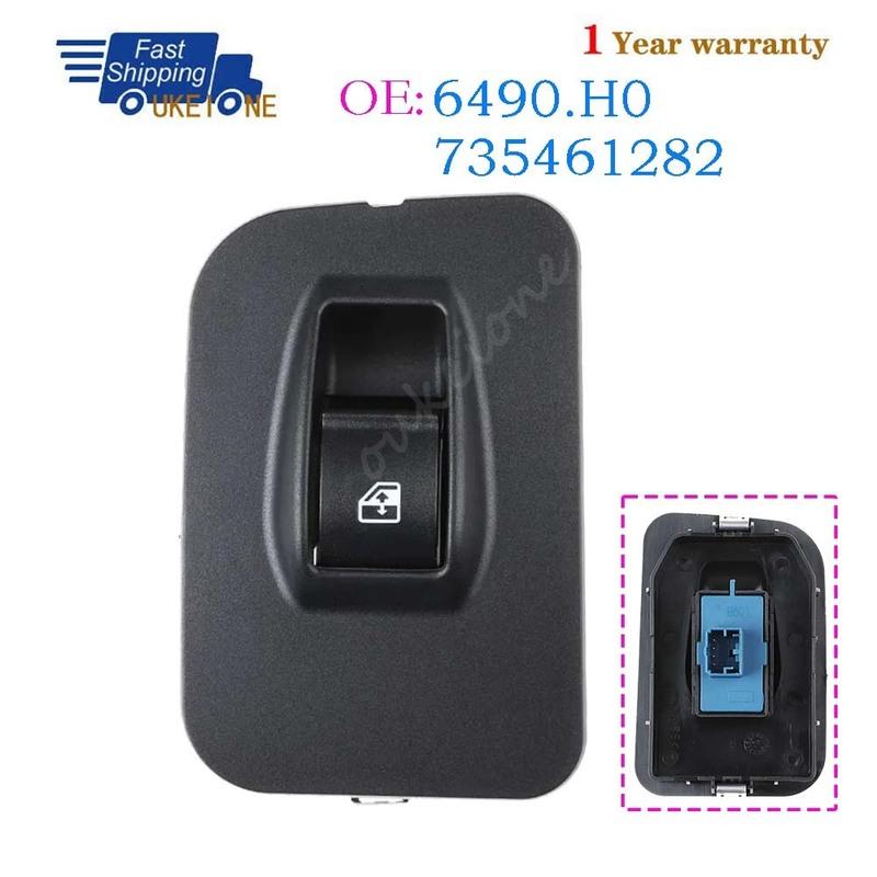 6490.H0 Для Citroen Nemo Peugeot Bipper Fiat Qubo 2008-2014 Кнопка управления стеклоподъемником Регулятор Кнопка Автомобильные аксессуары