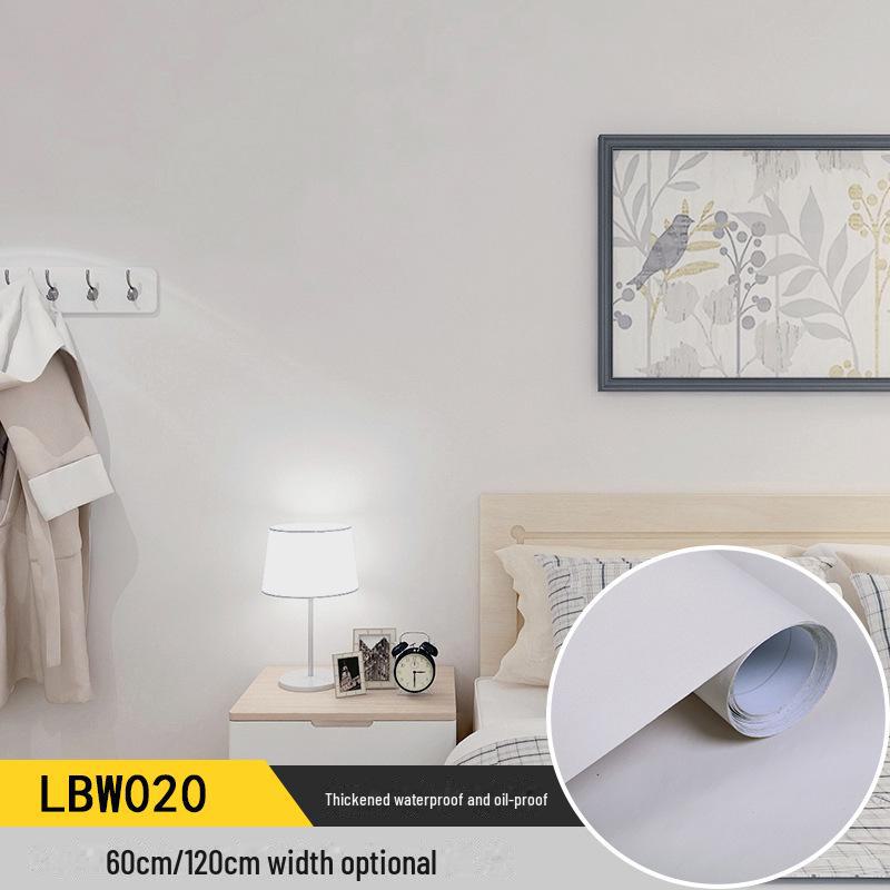 Self-Adhesive Solid Color PVC Wallpaper for Bedroom and Home Décor
