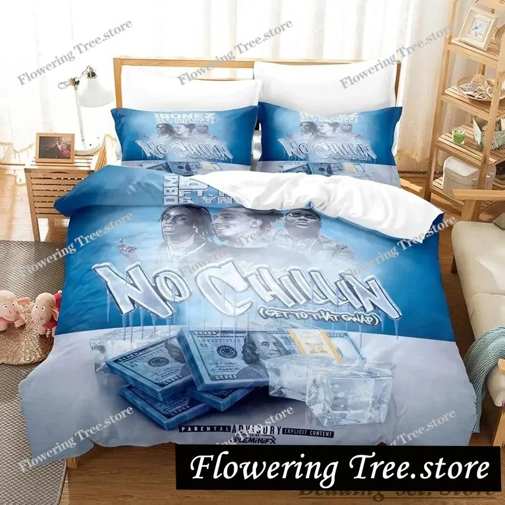 Beliebtes Rod Wave Bettwäscheset Einzelbett Twin Full Queen King Size Bettwäscheset Schlafzimmer für Erwachsene und Kinder Bettbezug-Sets Anime Bettwäsche Set Bett