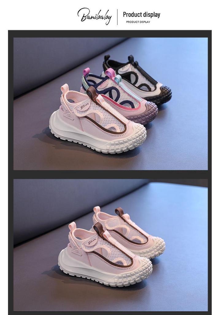 2026 Summer Non-slip Girls' Sandals - Stylish, Wear-resistant, Casual Sports Sandals for Medium and Large Children