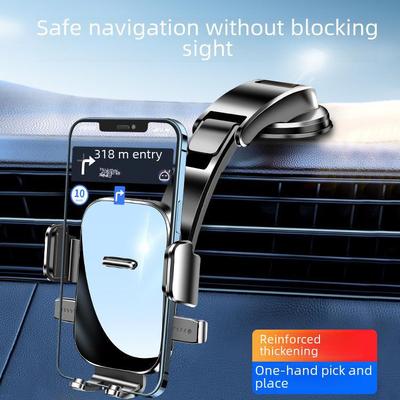 2024 Multi-Function Car Phone Holder with Suction Cup for Dashboard & Console Navigation
