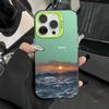 Super Cool On The Sea Sunrise Phone Case For iPhone 16 15 14 13 12 11 Pro Max 7 8 Plus XR XS MAX MINI Y2K Anti Fall Back Cover