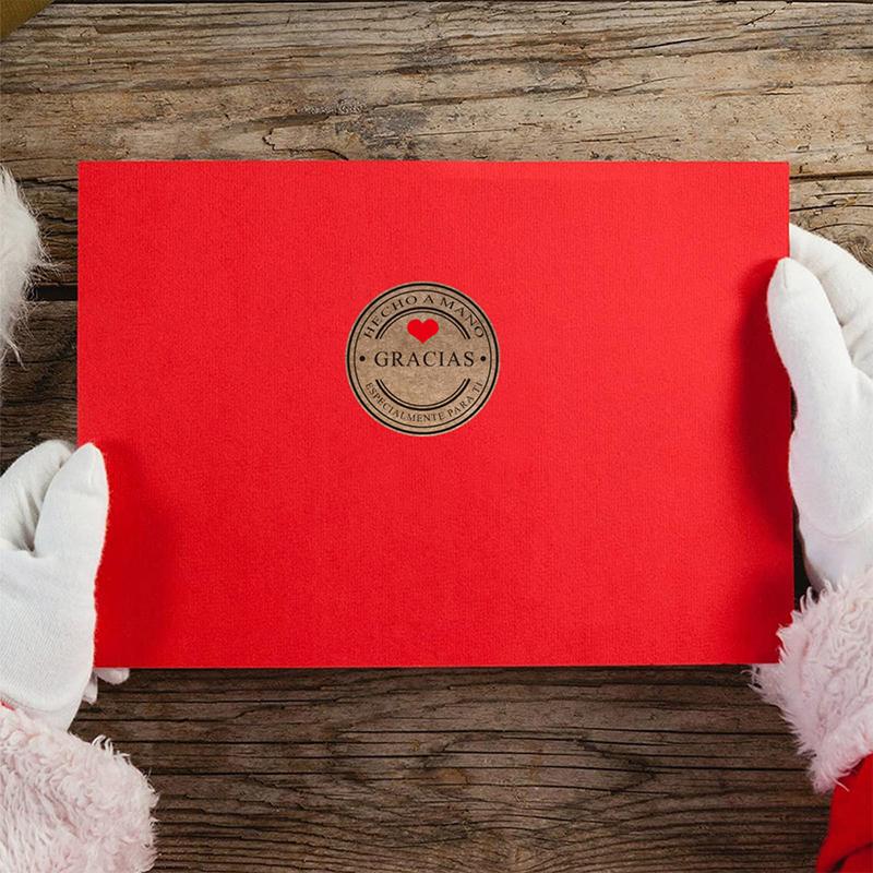 500 ks Gracias Španělské štítky s poděkováním samolepky Ručně vyráběné samolepky na scrapbooking