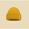 Women's Autumn and Winter Versatile Japanese Letters In Winter Baotou Ear Protection and Warm Cold Hat Men's Face Showing Small Knitted Hat