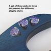 Bass For Ukulele Finger Guitar Pick Acoustic Guitar Pick Star Sky Design Electric Guitar Picks