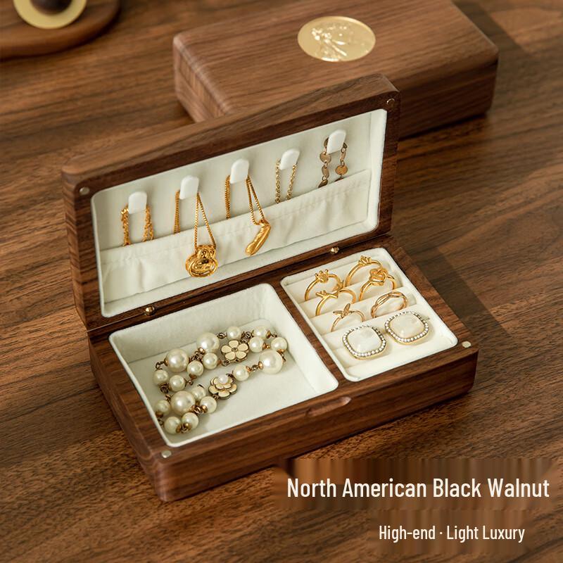 Nordic Solid Wood Jewelry Storage Box