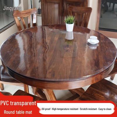 Jing Ren PVC Clear Round Table Protector