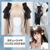 hair gothic lolita girls hair hair forest dreamy school 2-piece accessory, style, ribbon, bow, rose, clip, accessory, girl, cute, cosplay, girls,