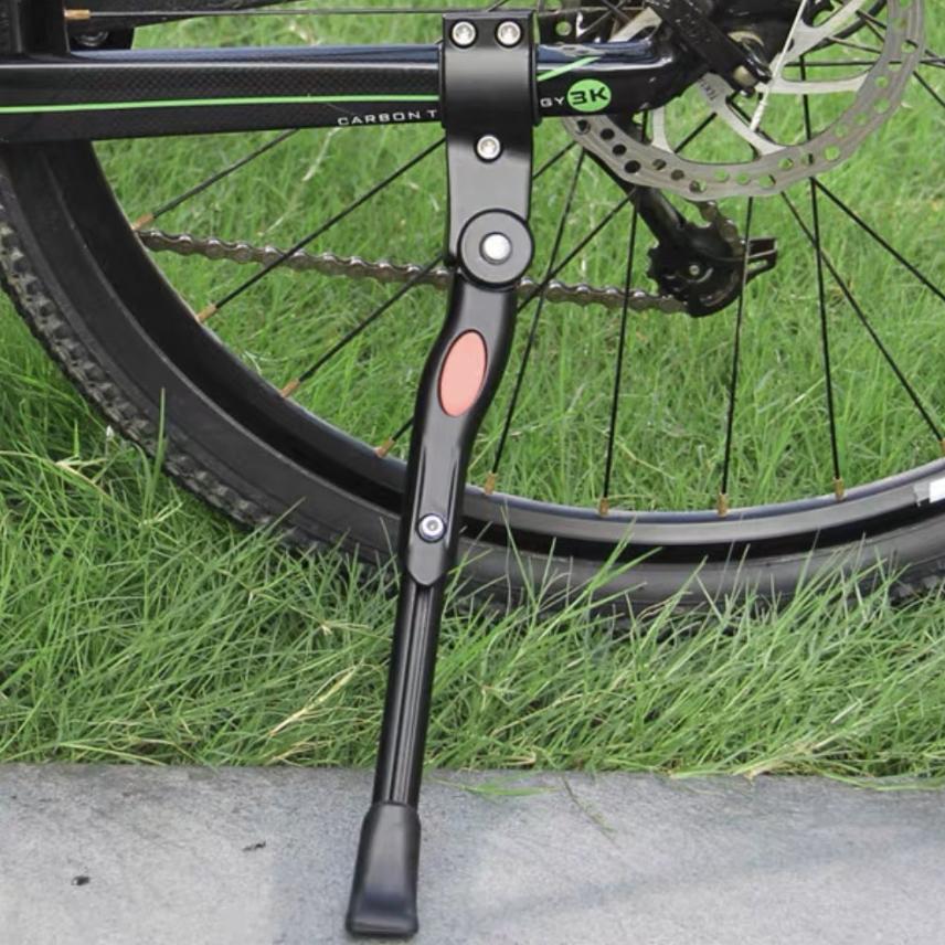 1 STK Aluminiumlegierung Fahrradständer, Fahrrad Hinterradträger Verstellbare Länge, MTB 26 Zoll Fahrrad Seitenständer