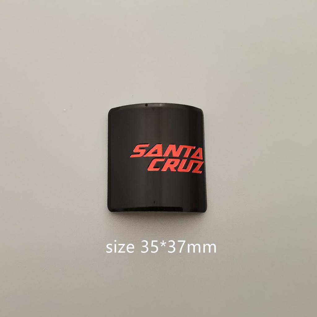 Santa Cruz Bike Badge, Mountain Bicycle Sticker, DIY Personalized Decorative Sign, Soft Aluminum Alloy Sticker