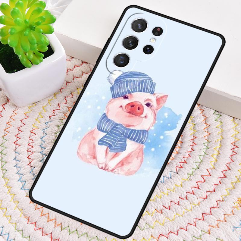 cute pig Phone Case for Samsung Galaxy note 10 pro S26 Ultra S23 S24 FE S25 S21 S22 PLUS shockproof Cove