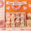 LABUBU Plush Toy Display Box Pendant Cute Doll Stand Cabinet Clear Storage Case Dust-Proof for Figurines Protective Shelf