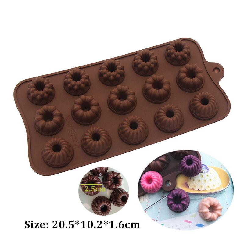 1-29 Handmade Silicone Mould Chocolate Candy Jelly Pudding Ice Mold Baking Tool