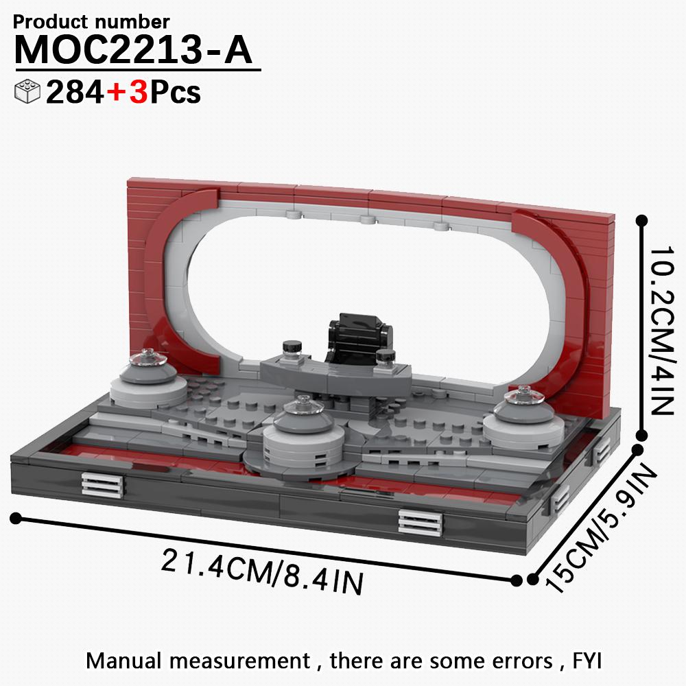MOOXI Seria Wojen Kosmicznych Model Scenariuszowy MOC Klocki DIY Diorama Zabawki dla Dorosłych i Dzieci Zestaw Klocków Prezenty Montessori Dekoracja