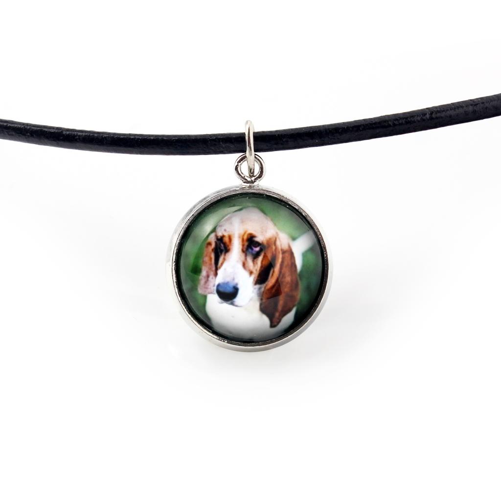 Basset Hound – A set of jewelry in a box, necklace | Art-Dog
