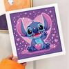 DIY Diamond Painting Kit with Frame,Stitch Full Circle Mosaic 5D DIY Cross Stitch Kit Home Decoration with Frame, Handicraft Hobby Collection