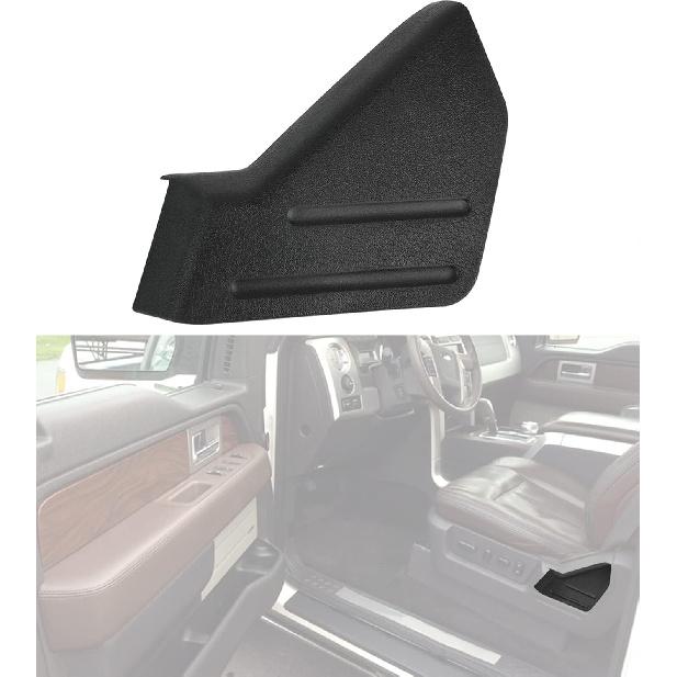 Replacement For Front Left LH Driver Seat Trim Cover Panel 2009-2014 Ford F-150 F150 9L3Z166169A Black