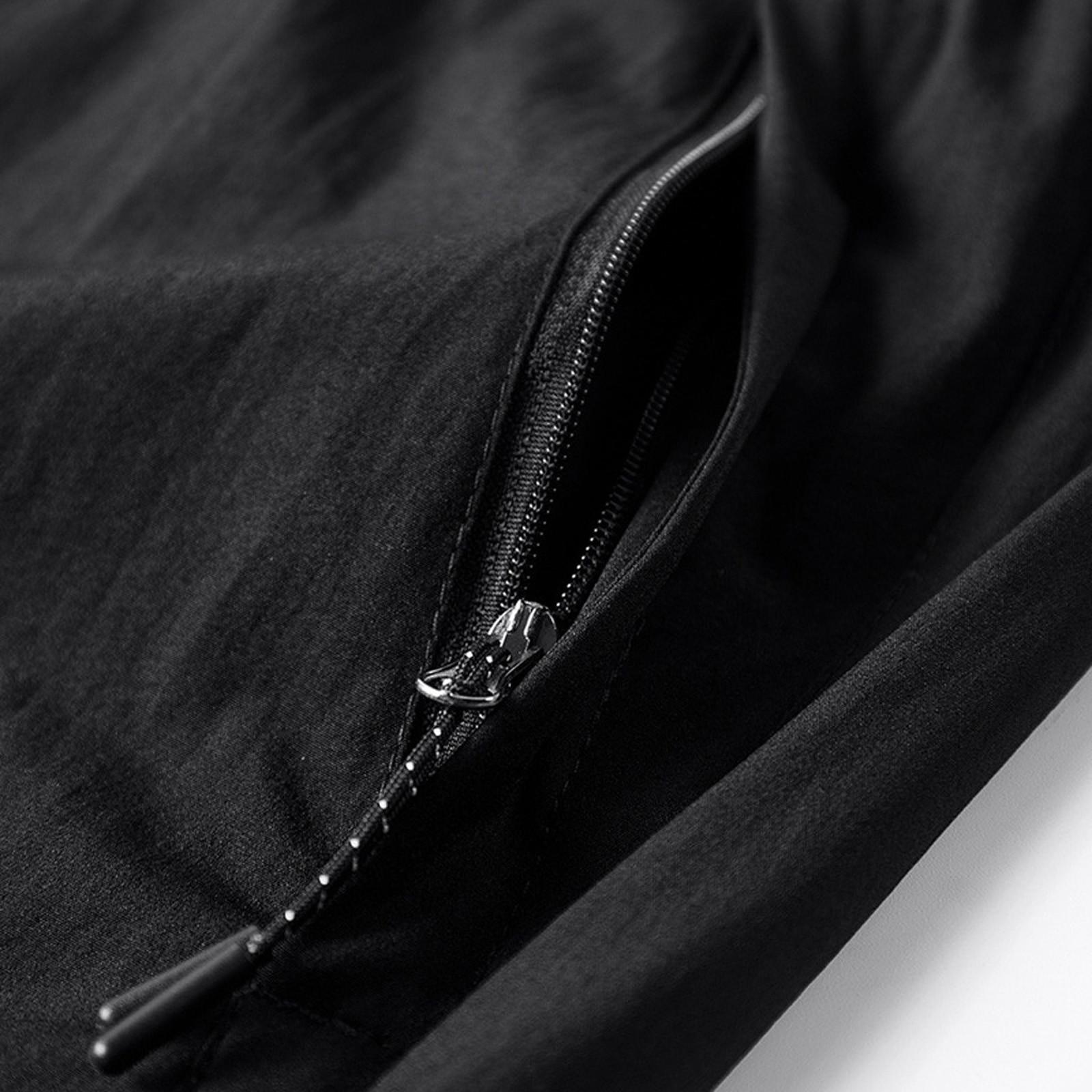 Мужские летние тонкие быстросохнущие пляжные повседневные спортивные брюки большого — фото 10