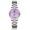 OLEVS Ultra Thin Quartz Watches for Woman Original Solid Steel Strap Auto Date Waterproof Fashion Elegant Ladies Wristwatch