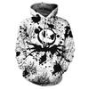 Halloween Movie Christmas Night Skull Jack Hooded Sweater Men's Digital Printing Personality Hoodie Women