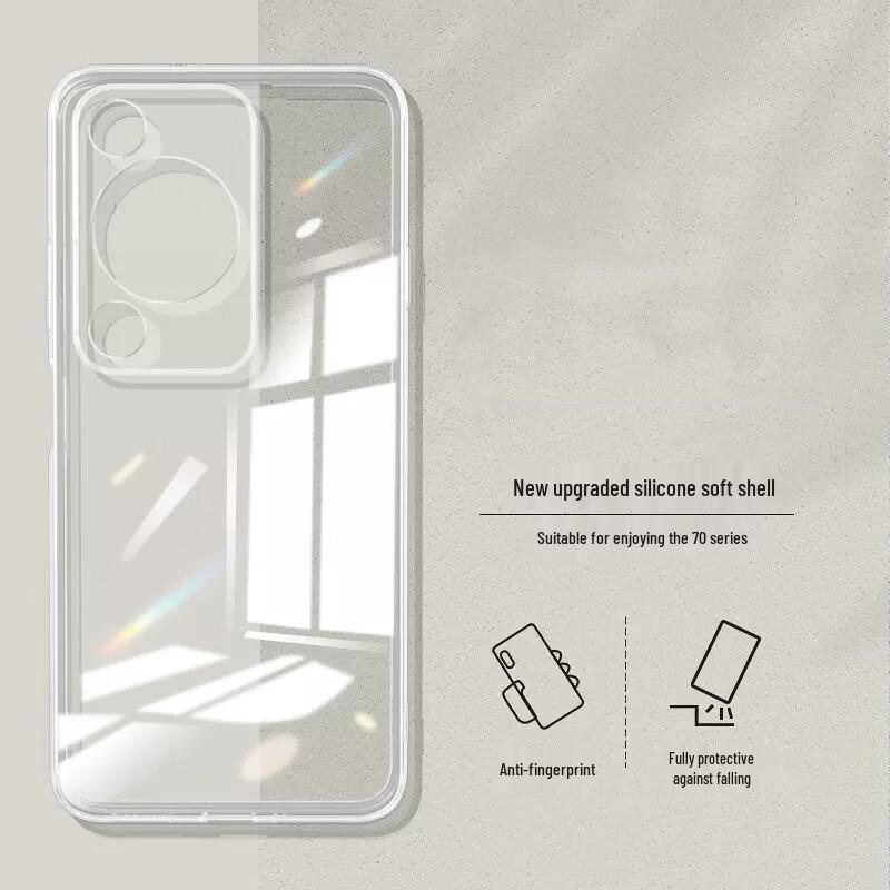 KMaxAI Clear TPU Full-Protection Phone Case for Huawei