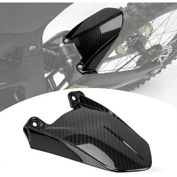 CHANGCHENG Motorcycle Rear Fender Mudguard Fender Protector Carbon Fiber Pattern for Talaria Sting MX3/MX4/MX5 Electric Dirt Bike