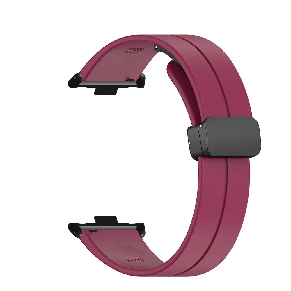 Silicone Wristband for Xiaomi Redmi Watch 4 5 Smart Strap Replacement Corre Magnetic Bracelet Mi band 9 Pro Mi band 8 Pro Band