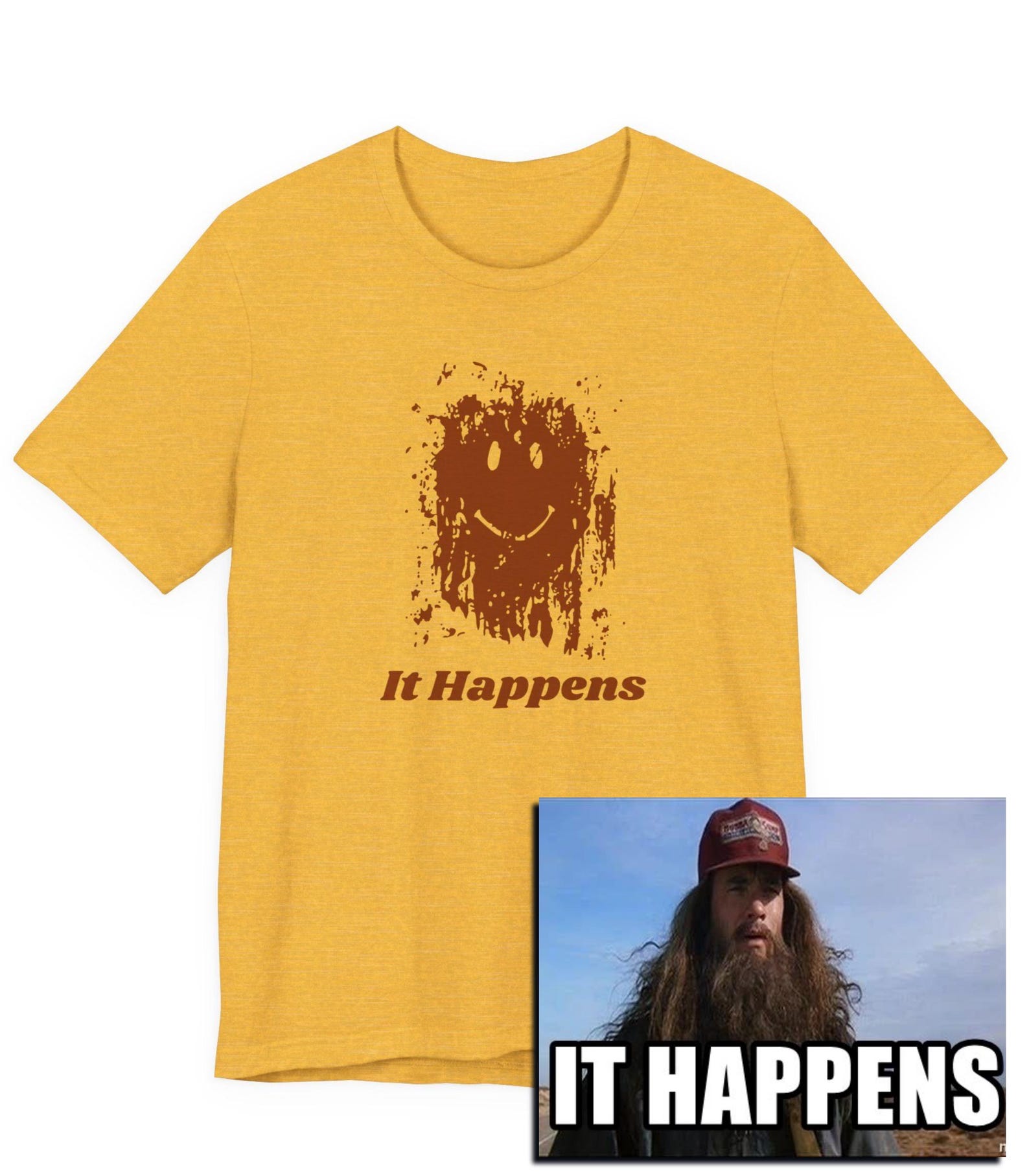 It Happens Running Tee | Funny 90s Movie Marathon Shirt 4XL
