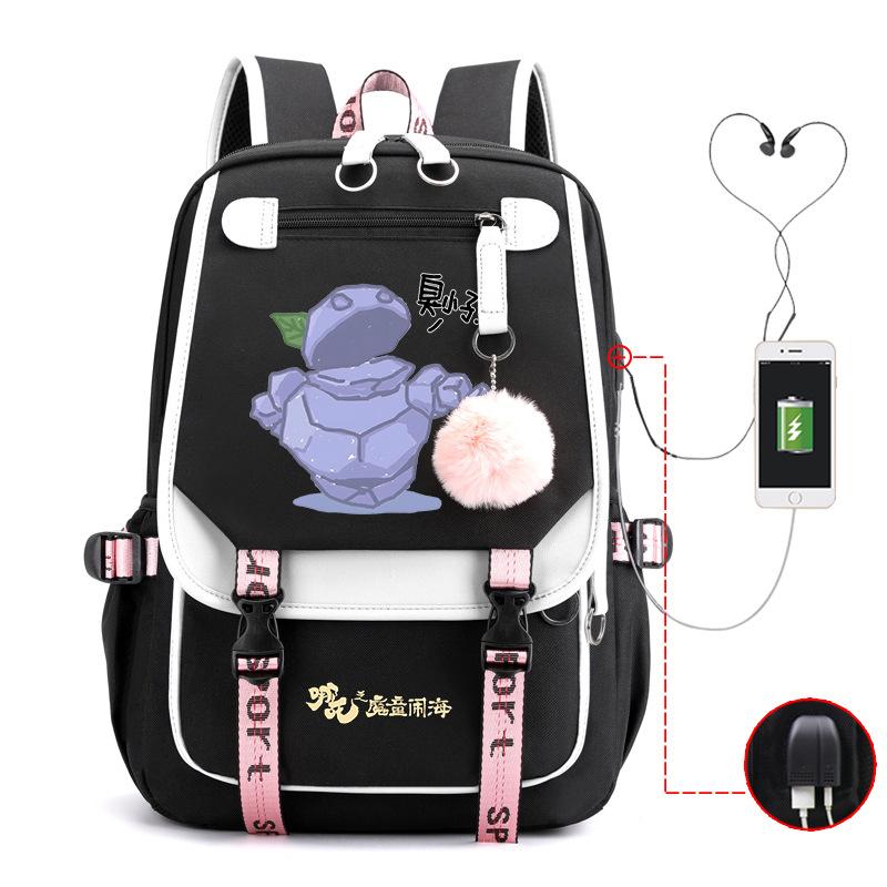 Movie Shengong Leopard Shiji Empress Cartoon School Bag Primary and Secondary School School Bag Large Capacity Campus Versatile Leisure Backpack