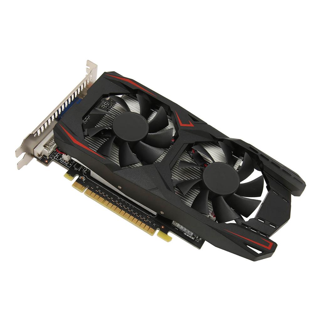 Dual Fan Graphics Card 4GB GDDR5 128bit Rapid Cooling Low Noise Video Game Graphics Card Chip for Desktop PC GTX1050Ti