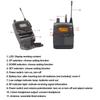 Wireless Earphone Monitor System 2 Channel 4 Bodypacks Whole Metal UHF Stage Monitoring System for Studio