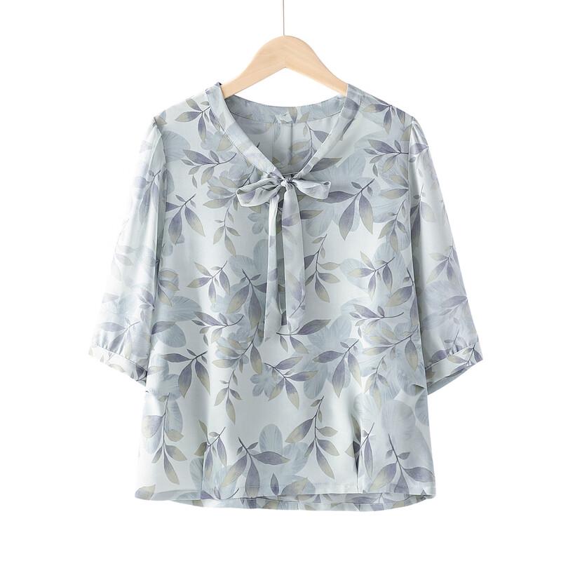 YUZHAOLIN Women s Chiffon T-shirt 2XL (Recommended 95-110 jin)