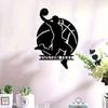 Metal Sign Basketball Player Wall Art Home Decor Personalized