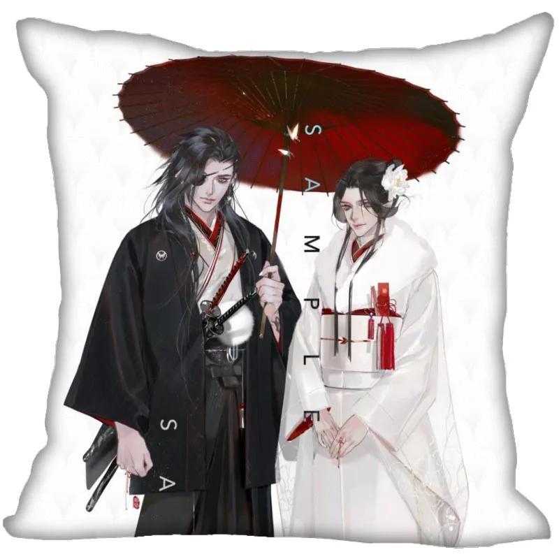 New Arrival Tian Guan Ci Fu Pillow Cover Bedroom Home Wedding Decorative Pillowcase Square Zipper Pillow Cases Soft No Fade 0913