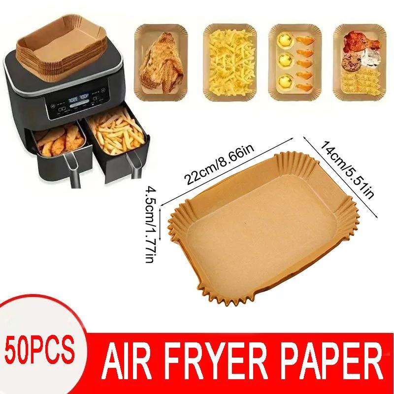 Special Paper for Air Fryer Silicone Oil Paper Oil Absorbing Paper Special Paper Pad for Food Household Paper Plate Air Fryer