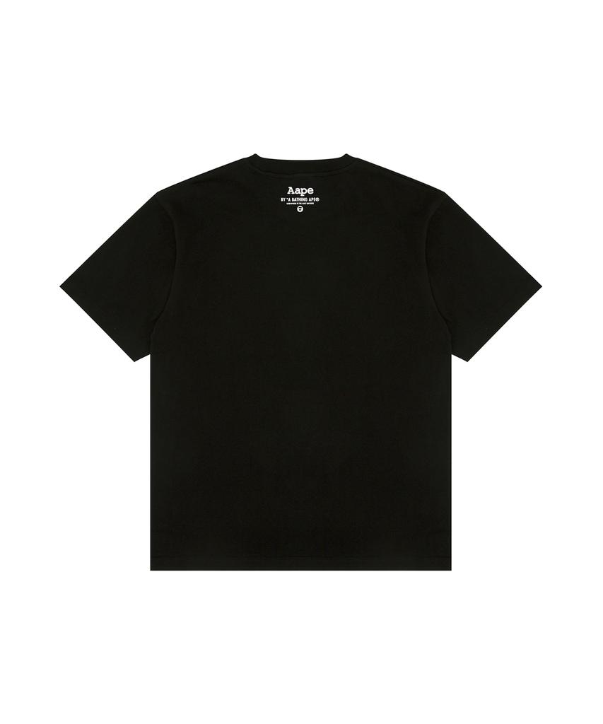 Eipeu Moonface Multi Camo Logo Short Sleeve T-Shirt - Black / Aaptem1834Xxqbkx